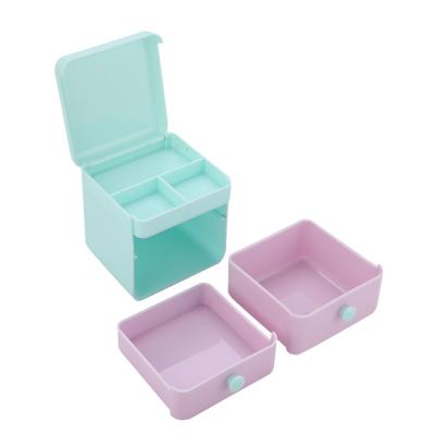 China 2022 Viable Hot Selling Cosmetic Storage Box Plastic Makeup Box Cosmetic Drawer for sale