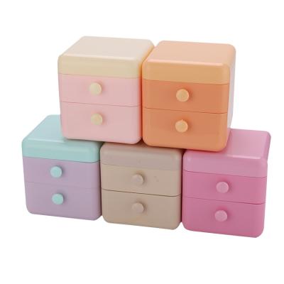 China New PP Cosmetics Sustainable Storage Box Decoration Plastic Cosmetics Storage Box Home for sale