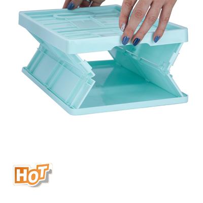 China 2021 viable plastic folding kitchen storage pp basket the new household storage folding basket for sale