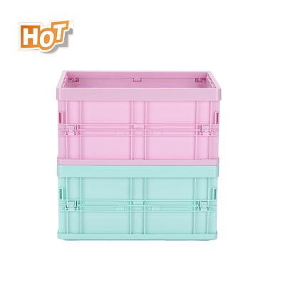 China Viable New Product Wholesale Hot Sale Household Goods Folding Storage Basket PP High Quality Storage Basket for sale