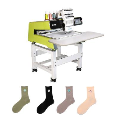 China Garment Shops 2022 Chinese Single Head Embroidery Machine Manufacturer Easy To Operate High Speed ​​Sock Embroidery Machine Easy To Operate for sale