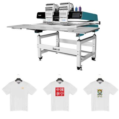 China Hat/T-shirt/Flat/3D/Towel/Leather/Jacket embroidery china made 9 12 15 needles 2 points computer barudan embroidery machine for sale