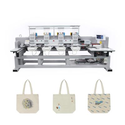 China Main Newest technology Hat/T-shirt/Flat/3D/Towel/Leather/Jacket embroidery bag embroidery machine four computer T-shirt embroidery machine price for sale