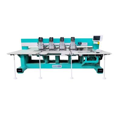 China Cap/T-shirt/Flat/3D/Towel/Leather/Jacket Embroidery High Speed ​​4 Heads Sequins Punch Press Fix Machine Hot Sequin Embroidery for sale