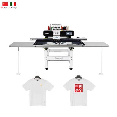 China Garment Shops New Design T-shirt Embroidery Machine Home Use Single Head Embroidery Machines With Prices for sale