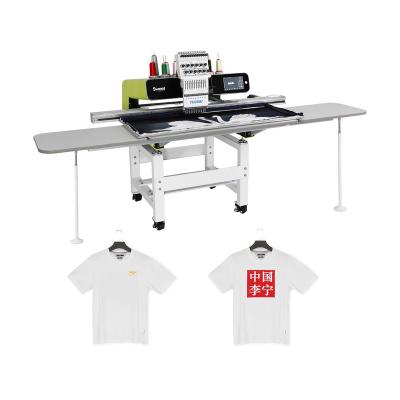 China Garment Shops 2021 High Quality Garment Automated Embroidery Machine Single Head T-shirt Embroidery Machines With Price for sale