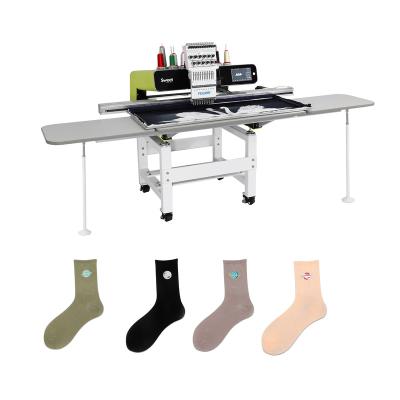 China Garment Shops Sock Embroidery Machine Best Quality Hot Selling Single Head Automatic Computer Embroidery Machines With Price for sale