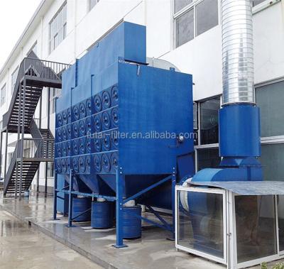 China Industrial Air Filter FUTAI Wood Filter Industrial Cyclone Dust Collector System for sale