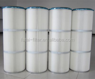 China Air Cleaner Powder Coating Spray Booth Recycling Filter Cartridge Filter for sale