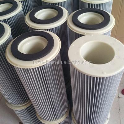 China Air filter amano dust collector filter cartridge with synthetic fiber for air filter for sale