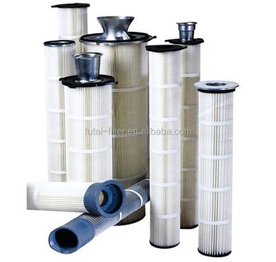 China Industrial Air Cleaner Air Filter Polyester Round Hepa Filter Paper Cartridge for sale