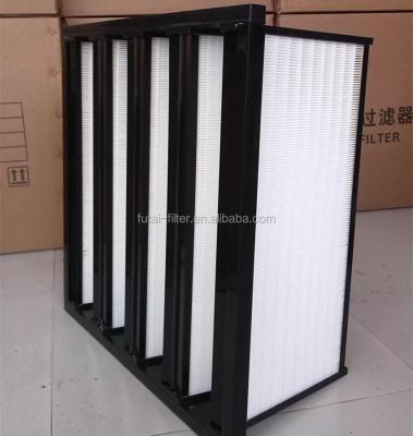 China h13 aluminum washable mini air filter frame 24x24 pleat hepa filter for sale