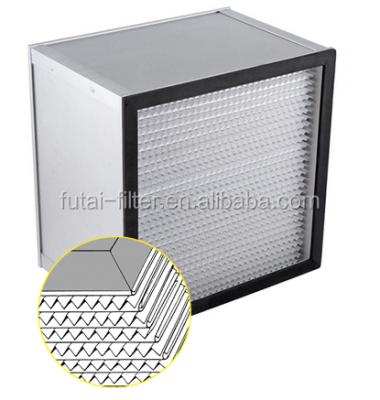 China Air Filter Deep-Pleat HEPA Filter / Large Air Volumes / Air Filter for sale