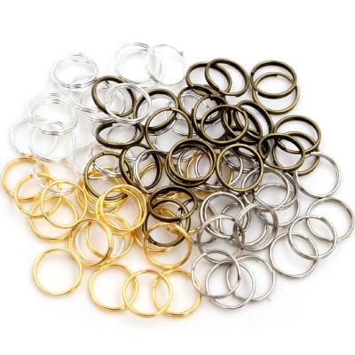 China Open Jump Rings For Necklace Bracelet 200pcs/lot 4/6/7/8/10mm Open Jump Rings Double Loops Gold Silver Color Split Rings Connectors For Necklaces jewelry making DIY deliveries for sale