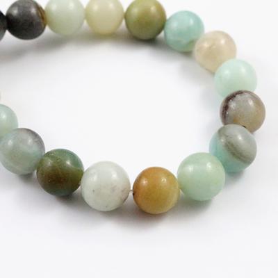 China DIY Jewelry Making Beads 8mm 45pcs/string Natural Stone Amazonite Bead Forest Loose Round Beads For DIYJewelry Making Findings Wholesale for sale