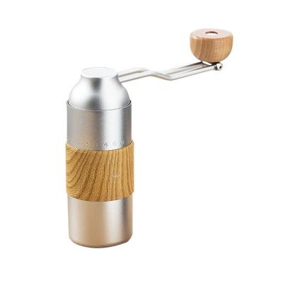 China Hotel Portable Stainless Steel 25-30g Manual Grinder For Coffee With Scale for sale