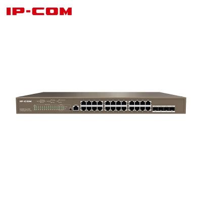 China POE IP-COM G5328P-24-410W Port Management 24 Gigabit Hub With 4 Port Managed 1000M SFP Poe Switch for sale