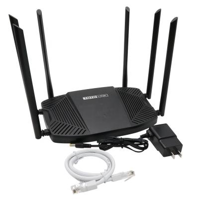 China Gigabit Home Router TOTOLINK A3600R Dual Band AC1200M Wireless Router with 6*5dBi Wireless Repeater with 5 Gigabit Ports for sale