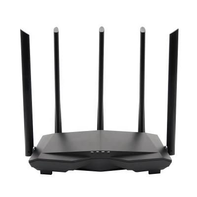 China New AC7 10/100Mbps Dual Band Home Radio WiFi Router 2.4Ghz&5Ghz Dual Band Wireless Router With 5*6dBi High Gain Antennas for sale