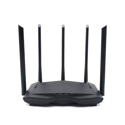 China High quality dual band mbps 5ghz 80211AC repeater AC11 wireless home wireless home AC1200M smart network wifi router for sale