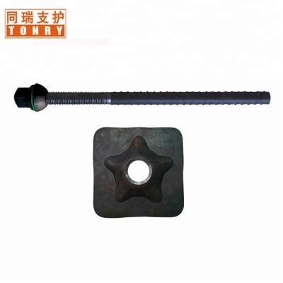 China Undergroud Support for Minings and Tunnels Gold Mine Roof Retaining Wire Bar Resin Rock Bolt for sale