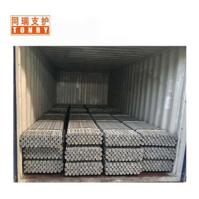 China Undergroud Support for Minings and Tunnels Coal Mine Roof Retaining Resin Anchoring Diameter 27mm High Tensile Chemical Pallet Bolt for sale