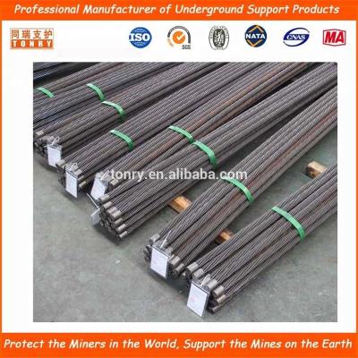 China 1860Mpa steel wires TONRY diameter 21.8mm cable flexi bolt for mine underground support for sale