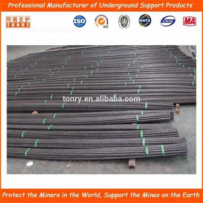 China Retaining Diameter 17.8mm Steel Cable Single Bolt With Plate for sale