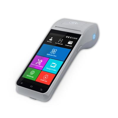 China Cost Effective Membership Android 9.0 NFC PDA Machines Mobile All In One Touch POS System With Printer, Top Up POS for sale