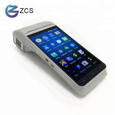 China Stable Quality ZCS Z91 Android POS Wifi 4G Touch Screen NFC Biometric POS Machine Mobile Sport Bet POS Terminal 8GB for sale