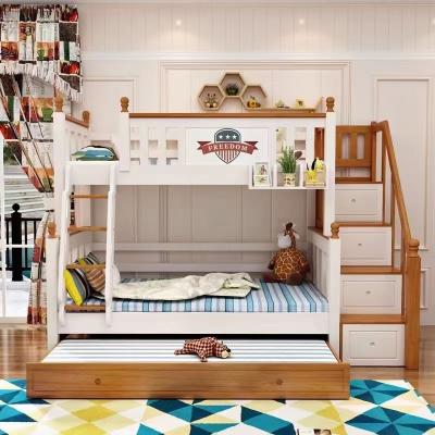 China Modern Wholesale Custom Colors Kids Map Girls Bunk Bed With Factory Price for sale