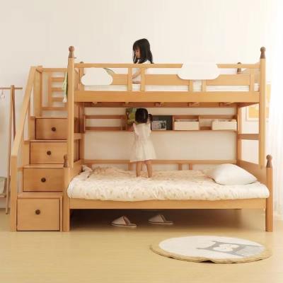 China Modern Wholesale Custom Colors Dorm Bunk Beds, Kids Children Furniture Bunk Bed With Slide for sale