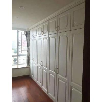 China Other Nordic Style Luxury Wardrobe Designs Wooden Wardrobe Customized Design Wardrobe Simple White Style For Bedroom for sale