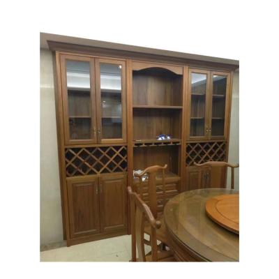 China Other New Fashion Furniture Burmese Teak Feature Luxury Wine Cabinets Design With High Quality for sale