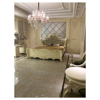 China Durable Hot Sale European Style Luxury Villa Decoration White Solid Wood Wall Paneling Cladding for sale