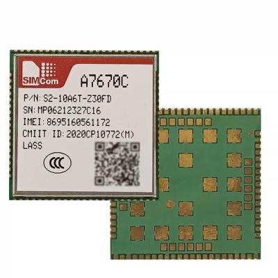 China SIM A7670C 4G LTE-module CAT1 SMT Type LTE-FDD/LTE-TDD/GSM/GPRS/EDGE-module Te koop