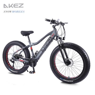 China Good Quality 26*4.0 Standard Electric Bicycle Aluminum Alloy Snow Bike 36V 10AH 350W Ebike 27 Speed ​​Fatbike for sale