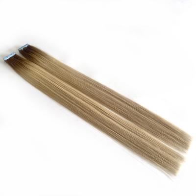 China 100% Invisible Hair Double Pulled Remy Russian Tape In Human Hair Extension for sale