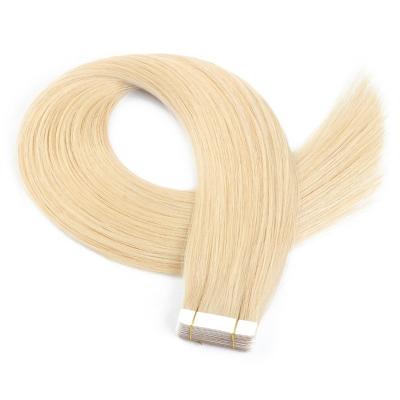 China Factory Pulled 100% Human Virgin Remy Invisible Seamless Cuticle Aligned Tape In Hair Extensions Wholesale for sale