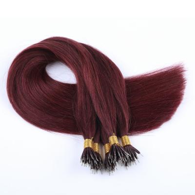 China 100% Micro Hair Extension Nano Tip Ring Human Hair Extensions Remy Hair Extensions for sale