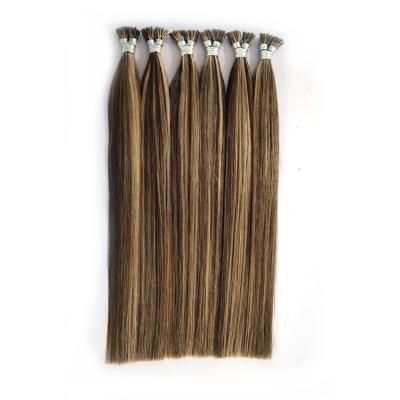 China I tip best quality hair grade italy russian remy keratin prebonded blonde nano/u/flat/I hair extension tip for sale