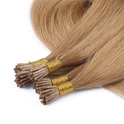 China Remy Hair 100% Real Hair i Tips 100% Hair Extension , Bond Me Tip Pre_bonded Hair Extension for sale