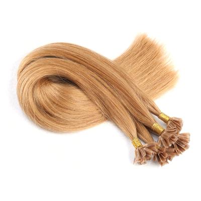 China Machine Made 100% Remy Human Hair Extensions U Tip 100% Pre-bonded Remy Hair Extension for sale