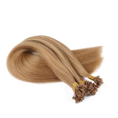 China Wholesale Straight Double Cuticle Russian Virgin Remy Pre Drawn Hair Bonded Tip / Flat Tip / U Tip Hair Extensions for sale