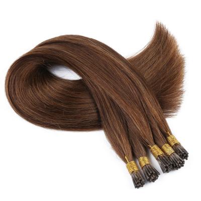 China I tips wholesale best quality i-tip hair double full cuticle hair I tip virgin hair extensions pulled for sale