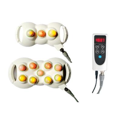 China Jade Heating Handheld Far Infrared Heat Projector With 3+9 Balls Massage for sale