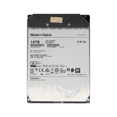 China Hdd WD Helium Western Digital Enterprise Mechanical Hard Drive 16TB WUH721816ALE6L4 16TB 7.2k SATA3 for sale