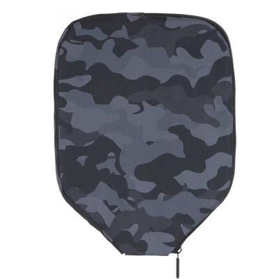 China Waterproof Protective Paddle Cover Individual Pickleball Suqash Racket Sleeve Neoprene Nylon Canvas Polyester for sale