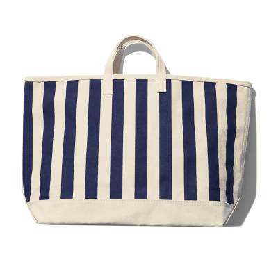 China Eco - Friendly Beach Cotton Canvas Large Tote Large Carry Bag for sale