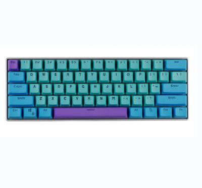 China Factory Customization 61 Key Gaming Keyboard Durable High Quality Luminous Keycap Custom Spacebar for sale